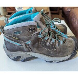 KEEN Utility Women's Detroit Mid Waterproof Steel Toe Work Boots 10 US / 40.5 EU